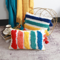 Amazon Tufted Rainbow Dekokissen